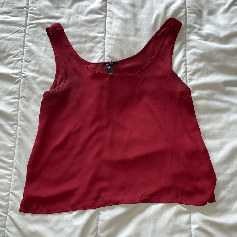 Cropped tank top